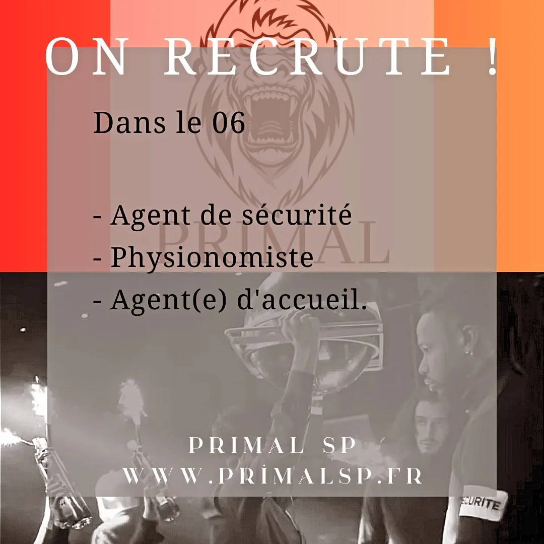 Agence de recrutement, Primal SP à Agence de sécurité